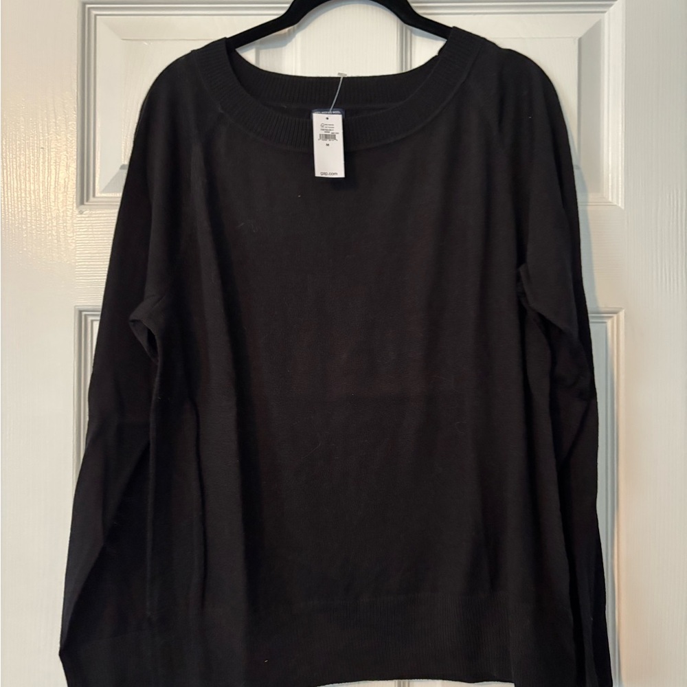 GAP Black Crew Neck Sweater